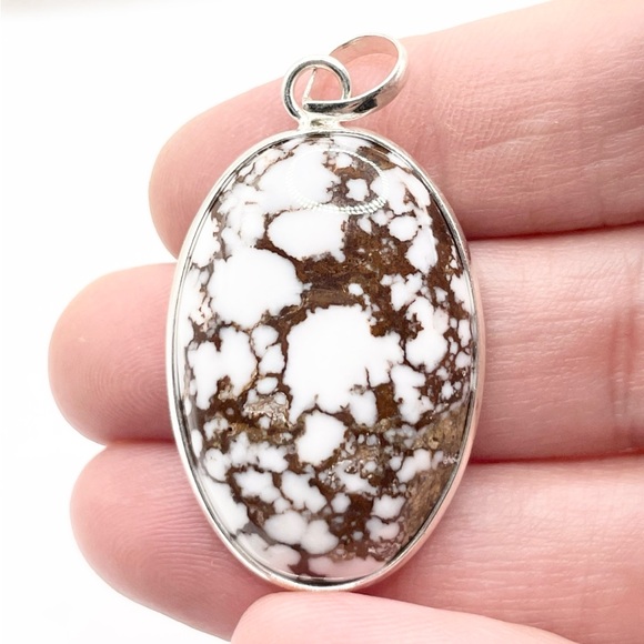 925 Sterling Silver Jewelry - Wild horse Jasper 925 Sterling silver Pendant